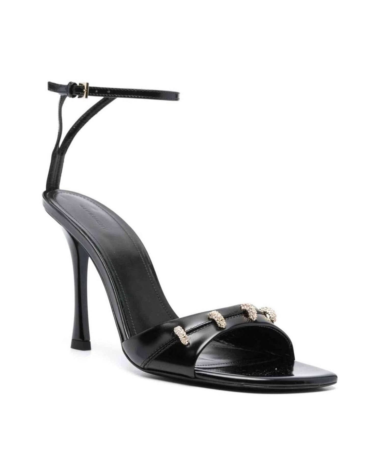 Givenchy 100Mm Crystal Embellished Sandals Heels