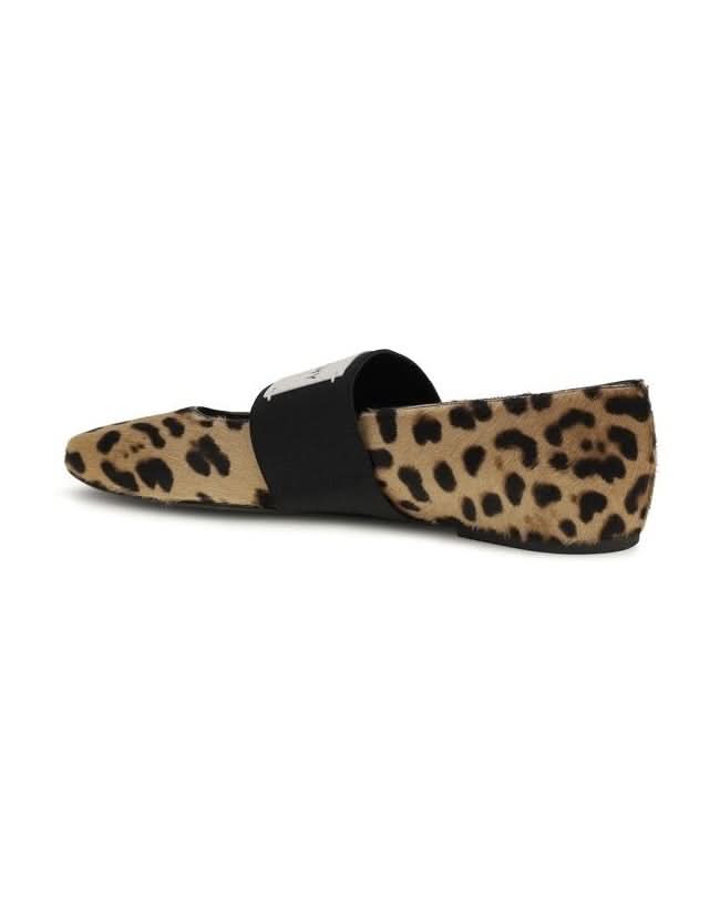 Givenchy Beige Calf Leather Bos Taurus Ballet Flats