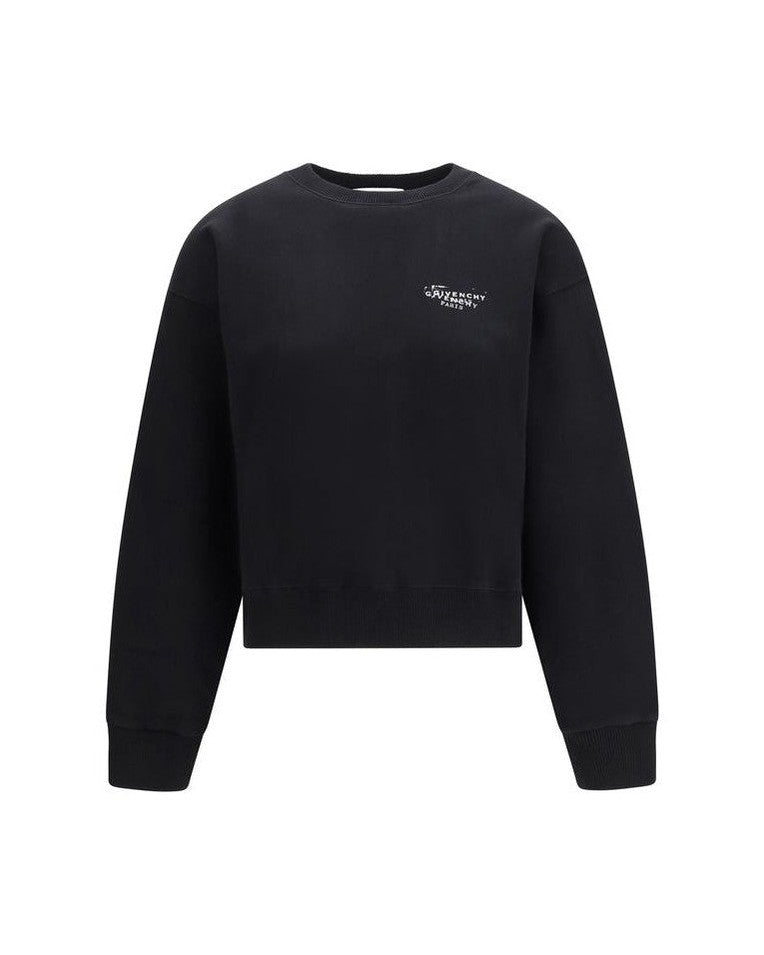 Givenchy Black Cotton Sweatshirt Glam Steals