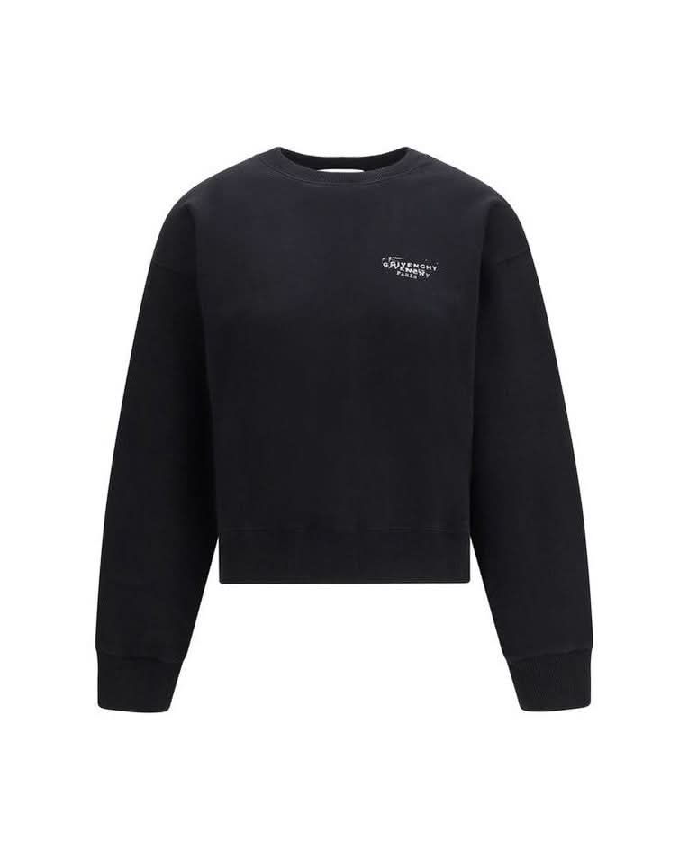 Givenchy Black Cotton Sweatshirt