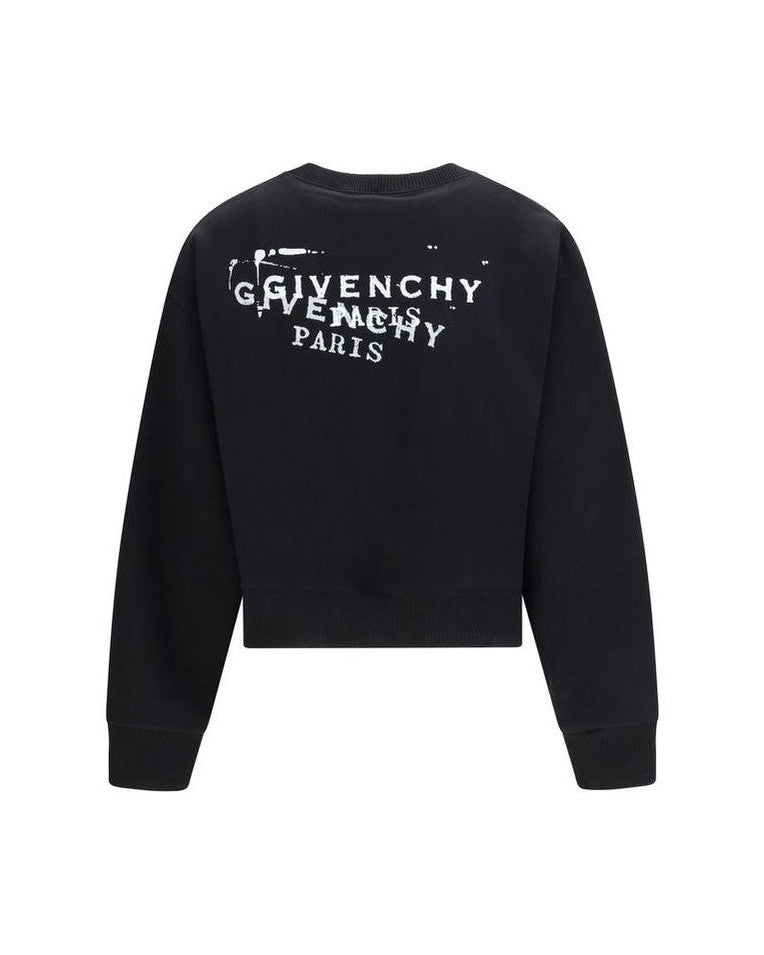 Givenchy Black Cotton Sweatshirt Glam Steals