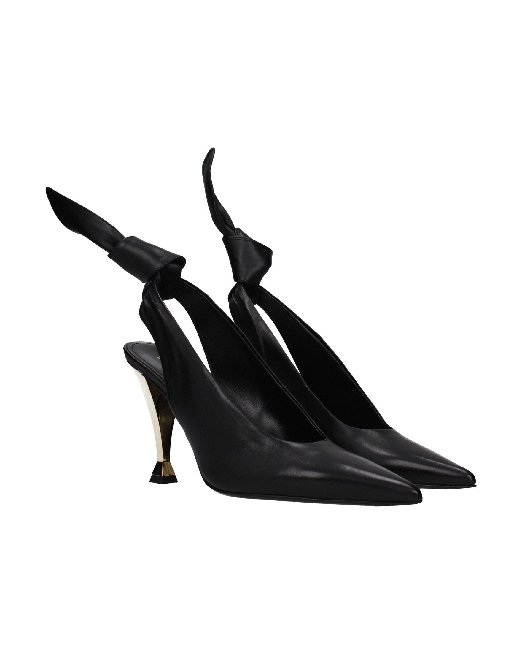 Givenchy Black Leather High Heel Pumps Glam Steals
