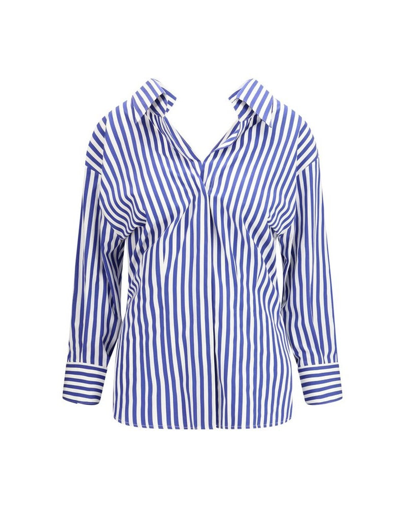 Givenchy Blue Cotton Pattern Shirt