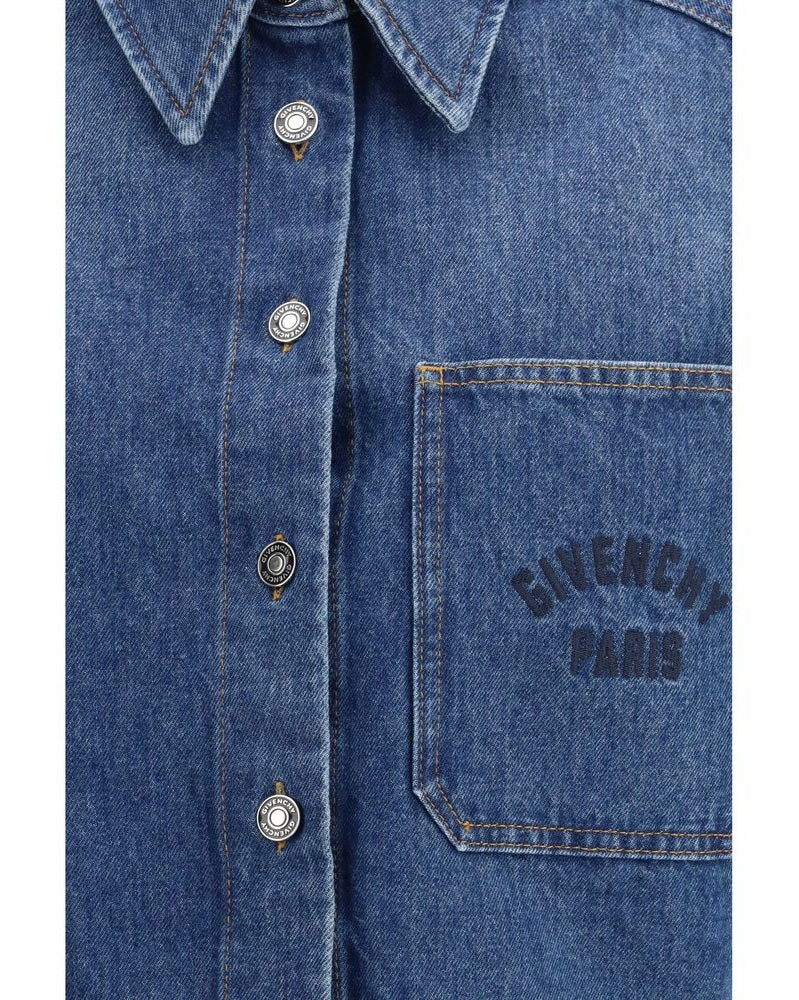Givenchy Blue Denim Shirt