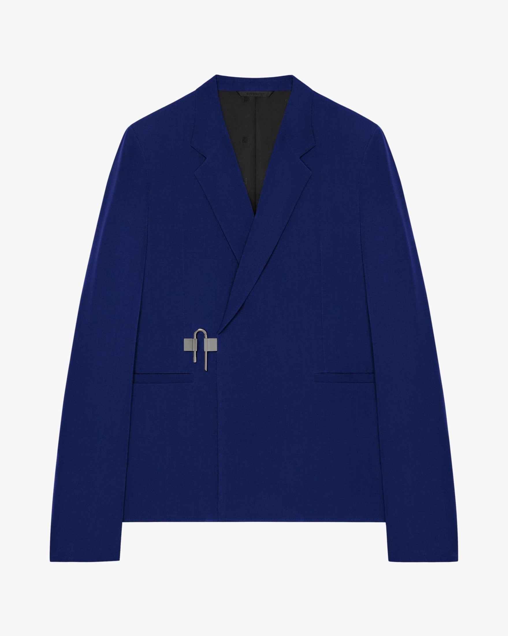 Givenchy Blue Fibres Full Length Jacket Glam Steals