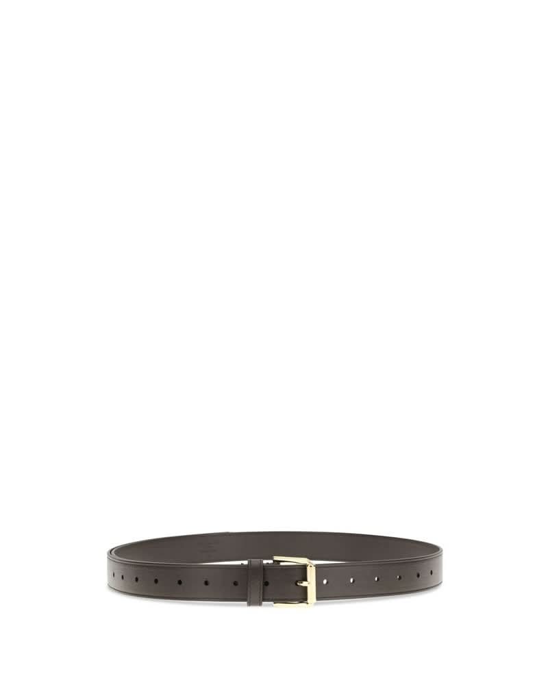 Givenchy Brown Calf Leather Bos Taurus Regular Belt Belts