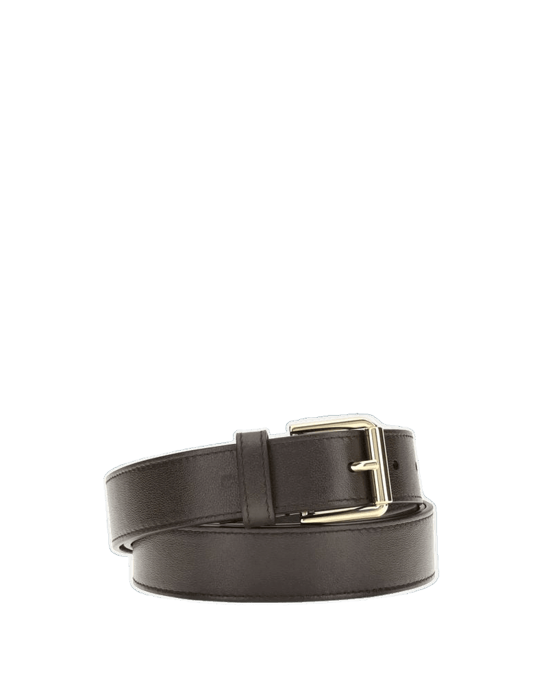Givenchy Brown Calf Leather Bos Taurus Regular Belt Glam Steals
