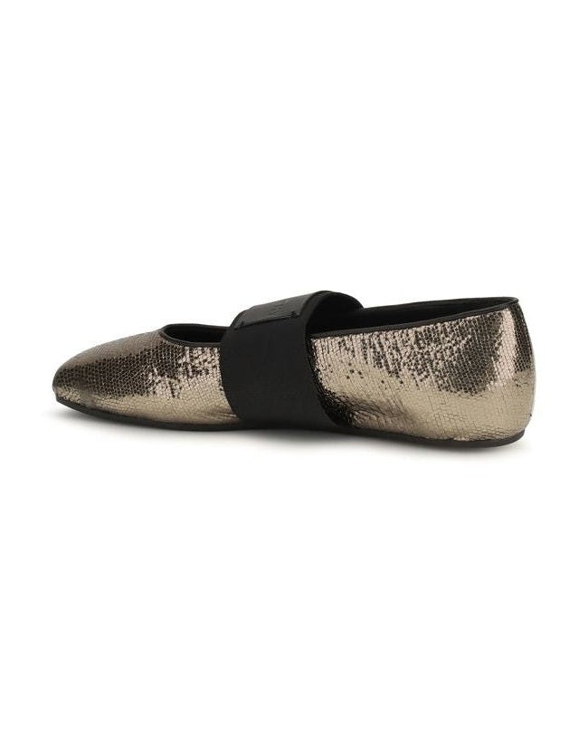 Givenchy Gold Ballet Flats