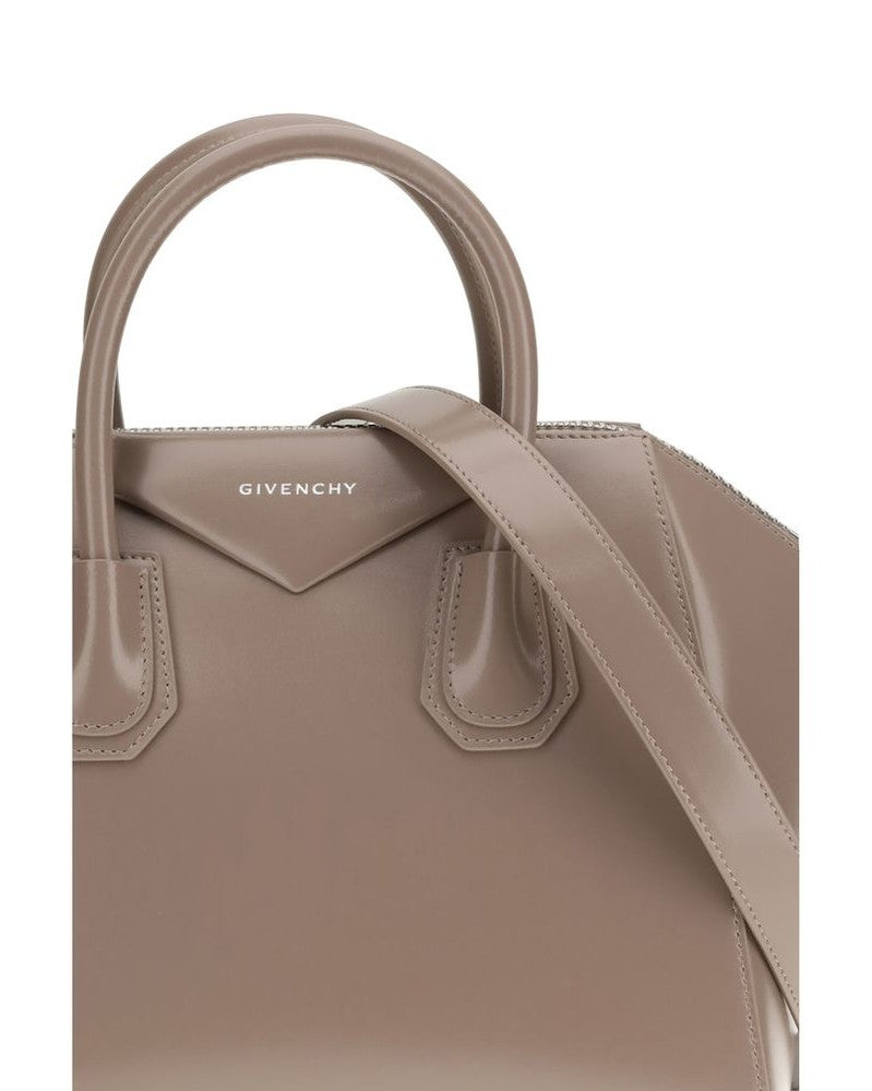 Givenchy Gray Calf Leather Bos Taurus Shoulder Bag Glam Steals