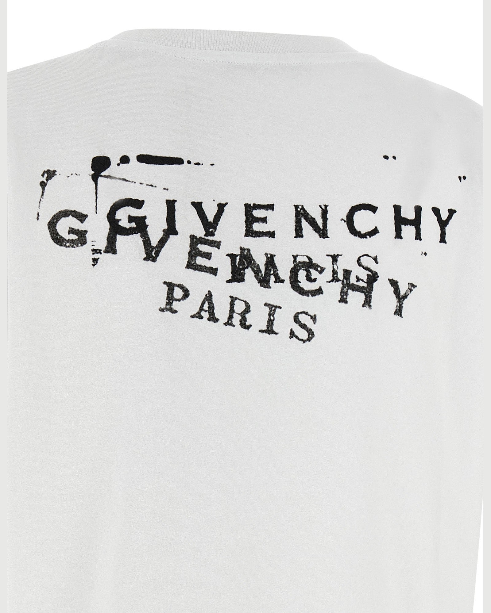 Givenchy Logo Stamp T-Shirt Topwear