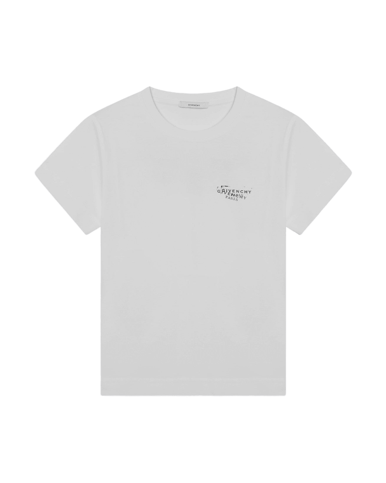 Givenchy White Logo Print T-shirt Glam Steals