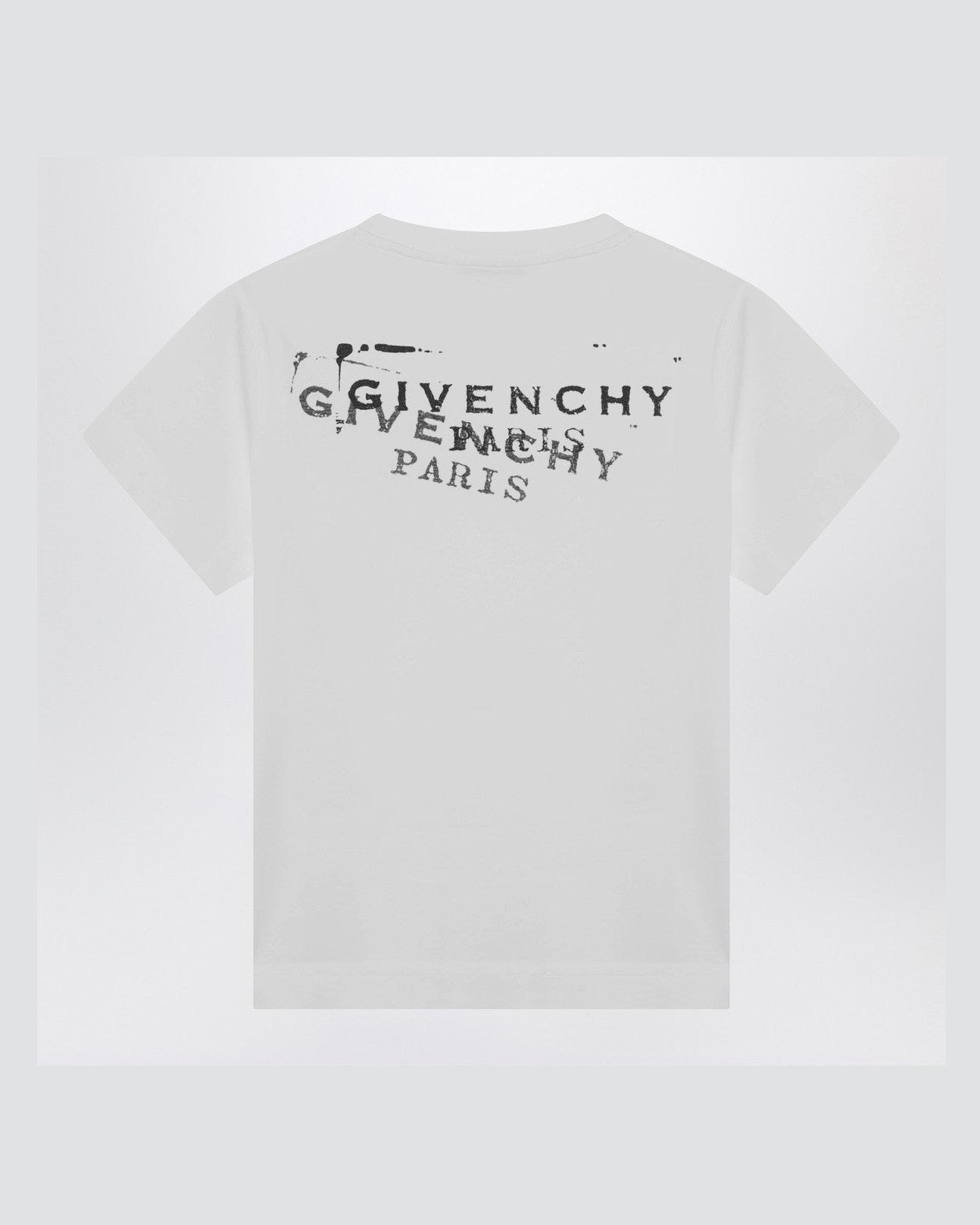 Givenchy White Logo Print T-shirt Glam Steals