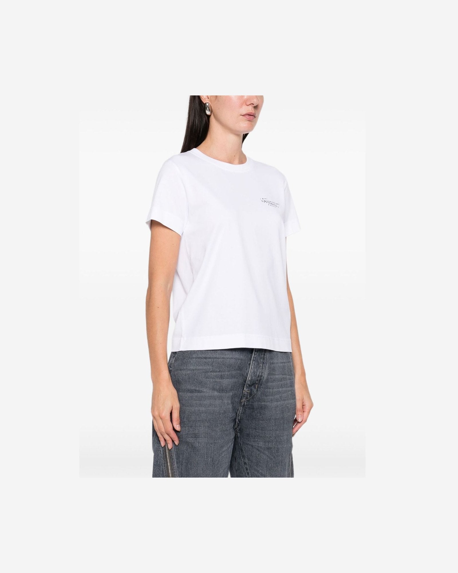 Givenchy White Polo T-shirt Glam Steals