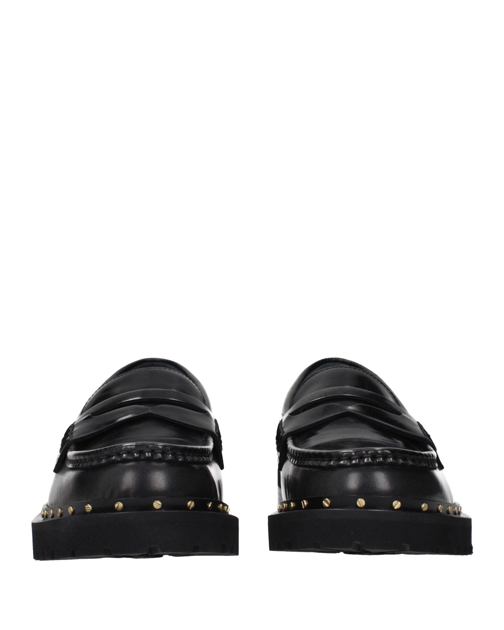 Golden Goose Black Leather Slip On Loafers Glam Steals