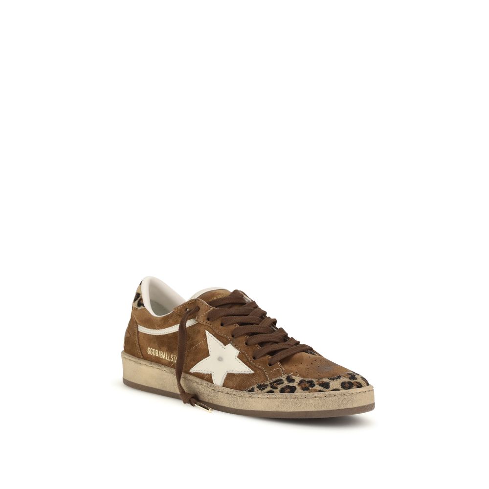 Golden Goose Brown Calf Leather Bos Taurus Low Top Sneakers Glam Steals