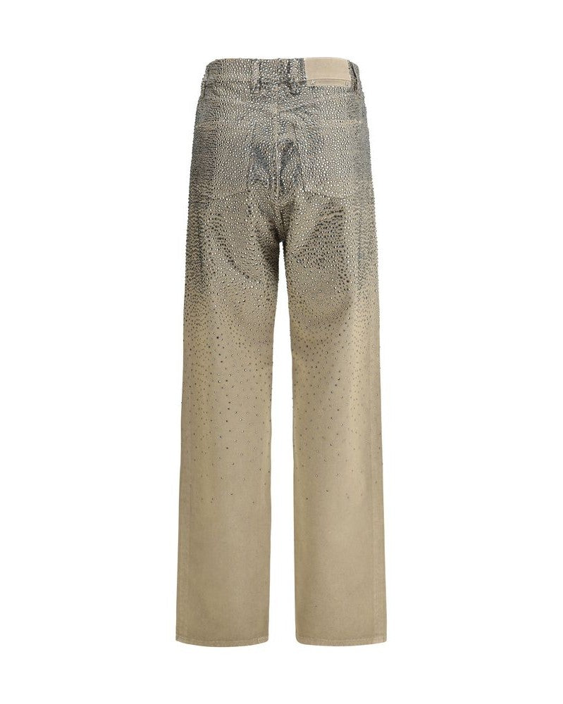Golden Goose Crystal Straight Jeans Glam Steals
