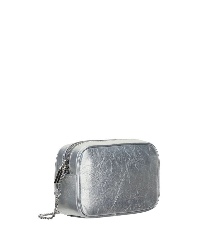 Golden Goose Gray Leather Shoulder Bag