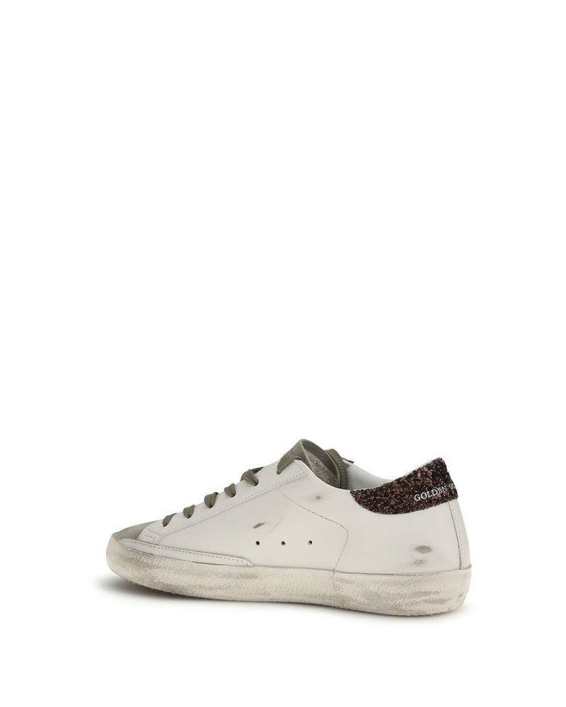Golden Goose White Calf Leather Bos Taurus Sneakers