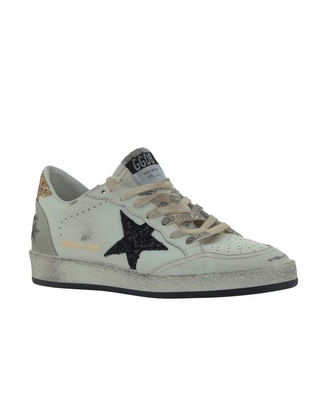 Golden Goose White Goatskin Low Top Sneakers Glam Steals