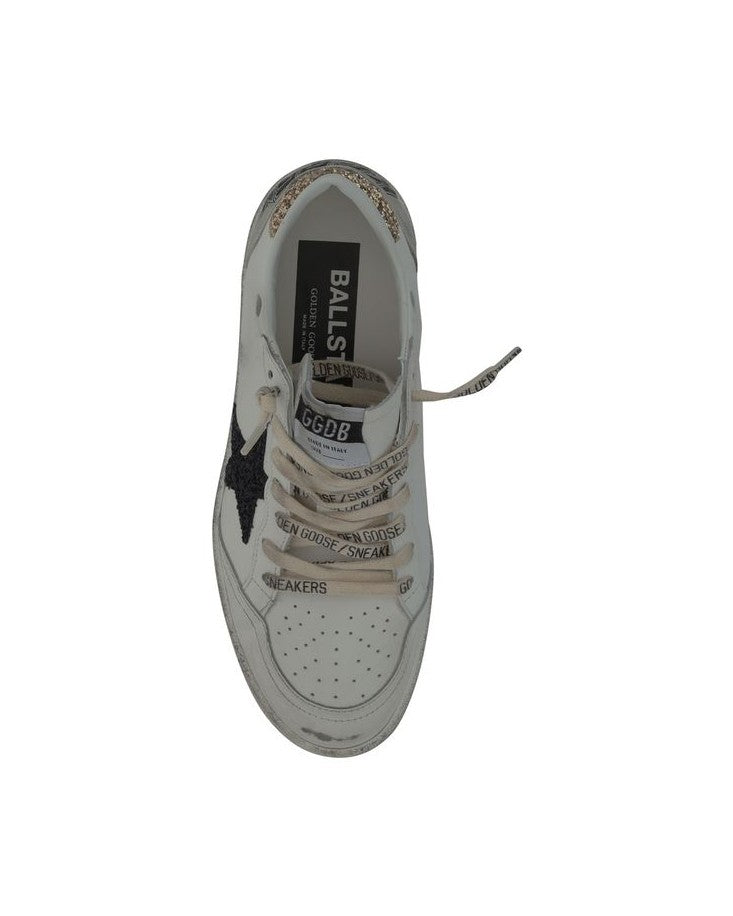 Golden Goose White Goatskin Low Top Sneakers Glam Steals