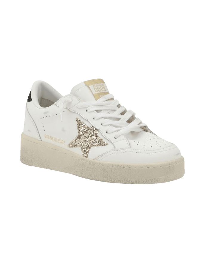 Golden Goose White Leather Calf Bos Taurus Low Top Sneakers Glam Steals