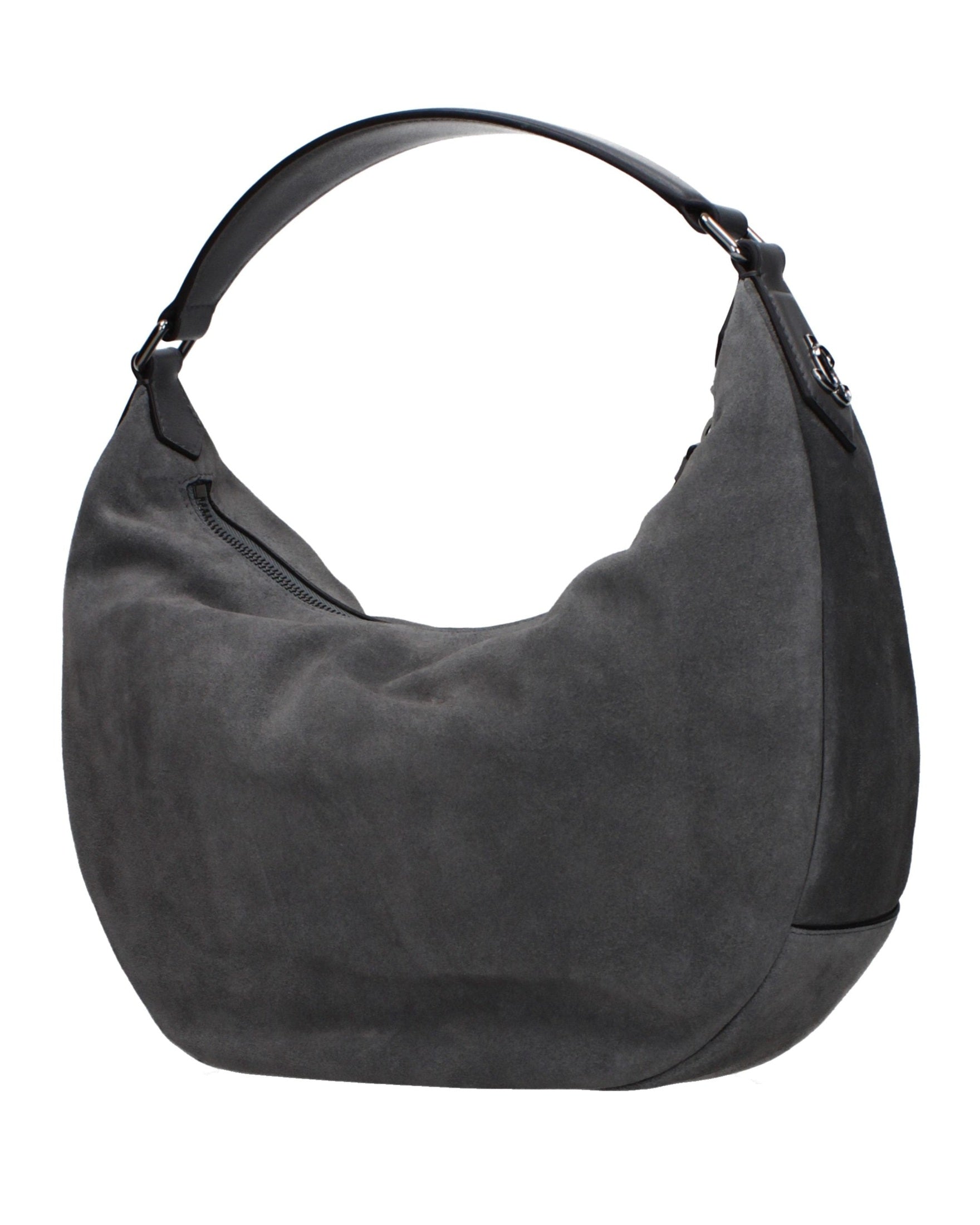 Jimmy Choo Gray Leather Shoulder Bag Glam Steals