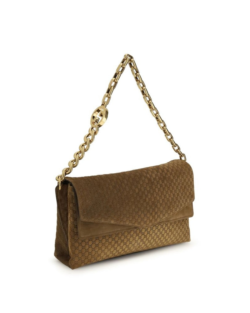 Gucci Beige Suede Leather Handbag Glam Steals