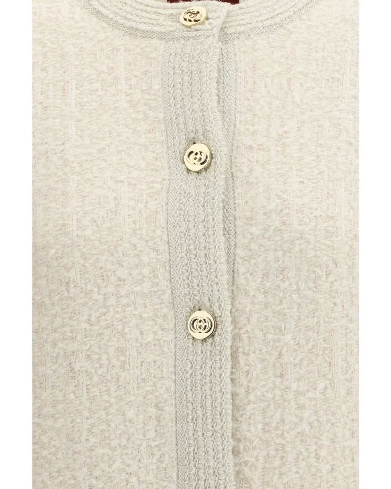 Gucci Beige Wool Cardigan