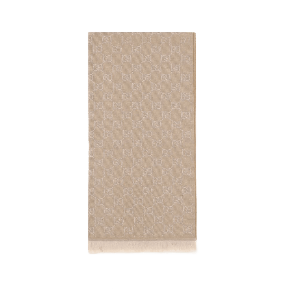Gucci Beige Wool Scarf