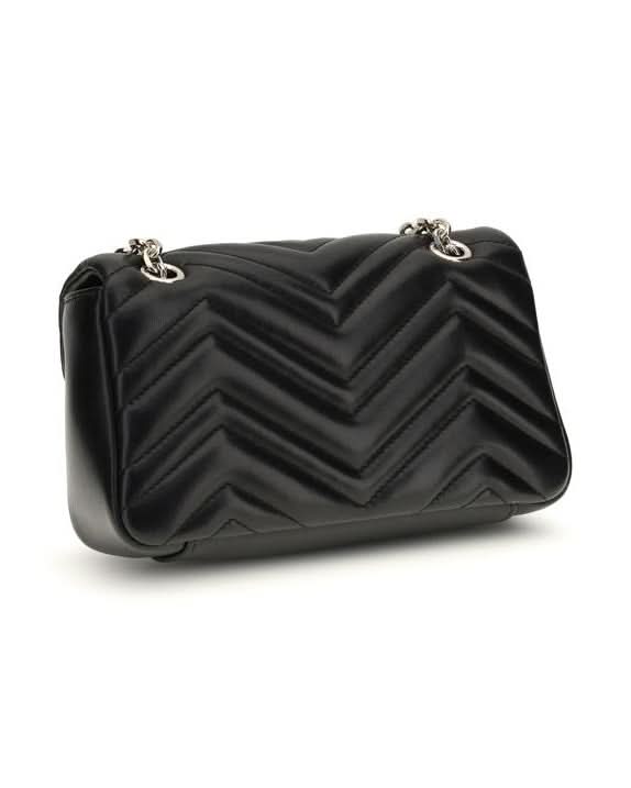 Gucci Black Calf Leather Bos Taurus Shoulder Bag