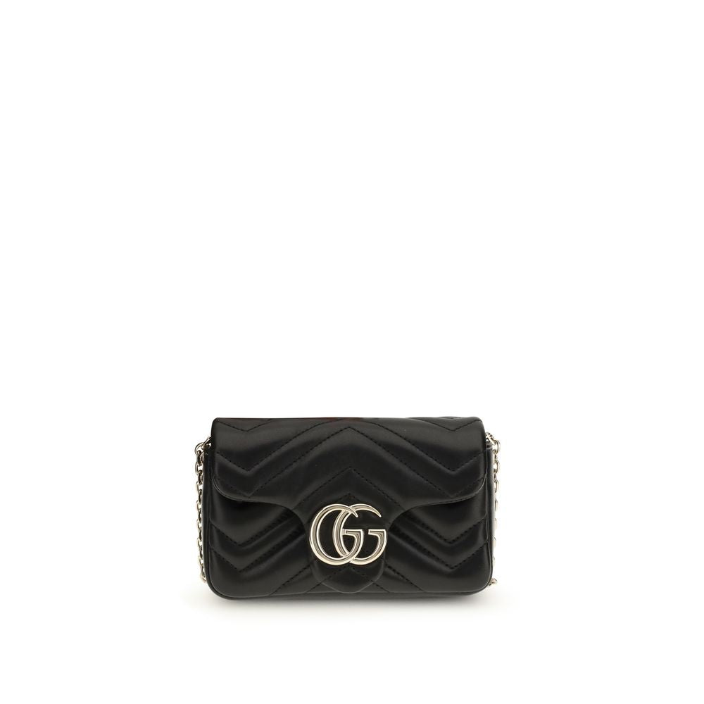 Gucci Black Leather Lamb Shoulder Bag Glam Steals