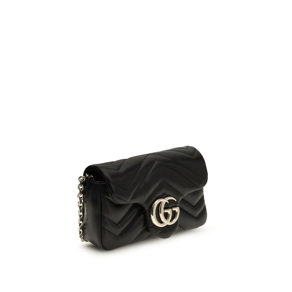 Gucci Black Leather Lamb Shoulder Bag Glam Steals