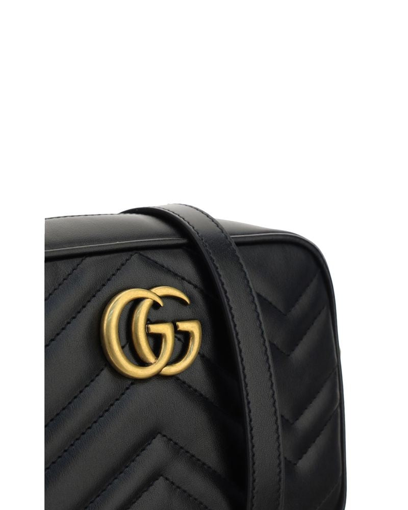 Gucci Black Leather Shoulder Bag Glam Steals