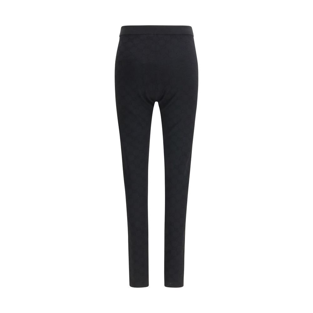 Gucci Black Viscose Leggings Glam Steals