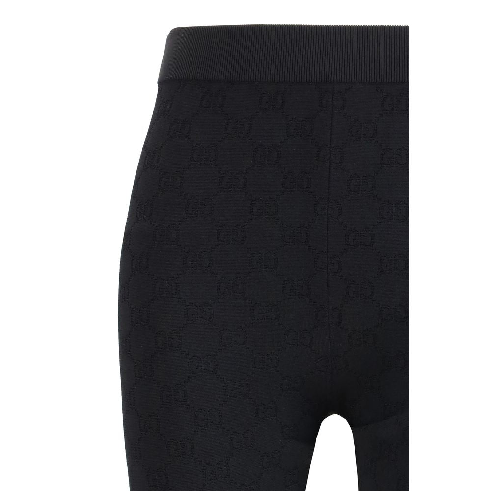 Gucci Black Viscose Leggings Glam Steals
