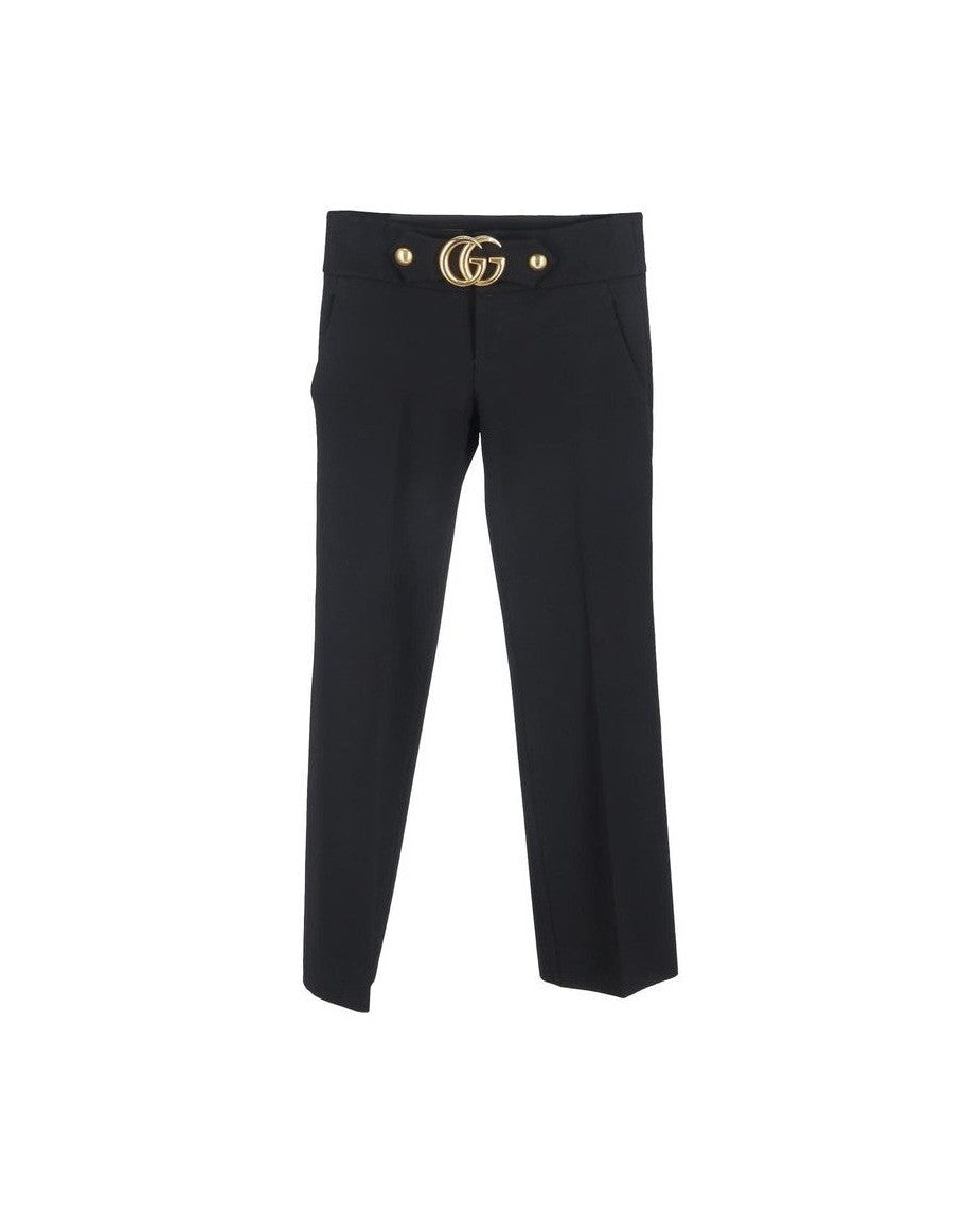 Gucci Black Viscose Pant Glam Steals