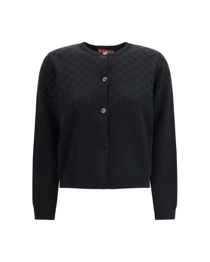 Gucci Black Wool Cardigan