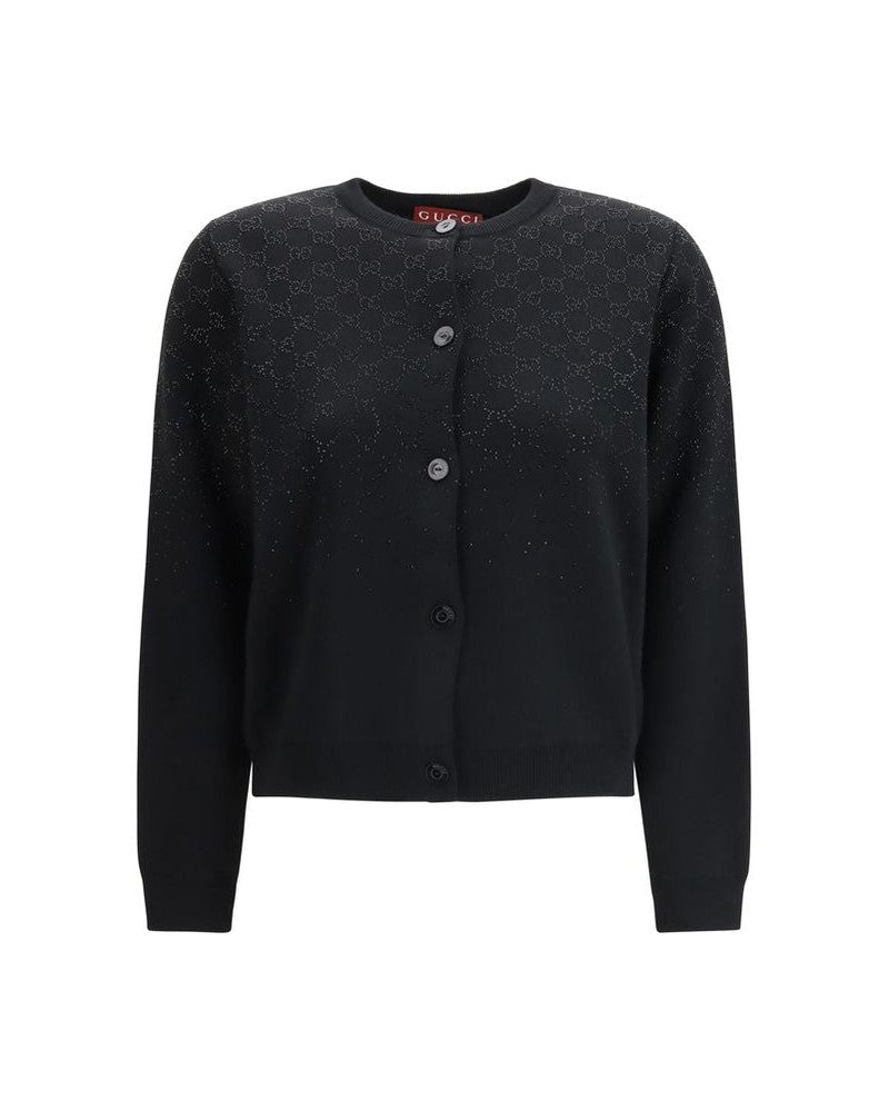 Gucci Black Wool Cardigan
