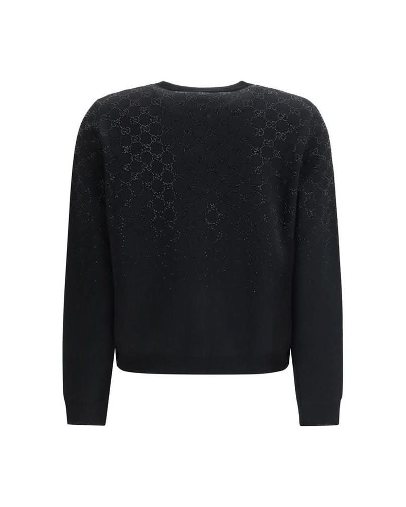 Gucci Black Wool Cardigan