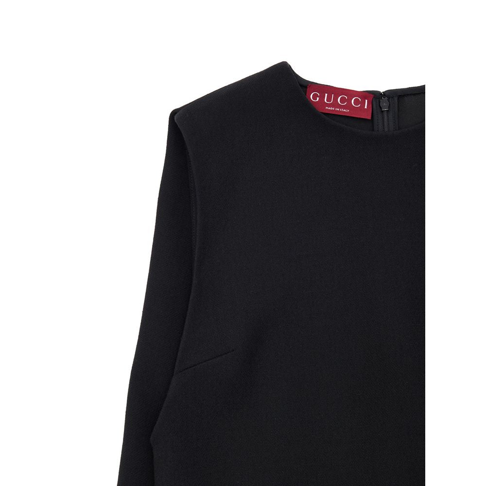 Gucci Black Wool Dress Glam Steals