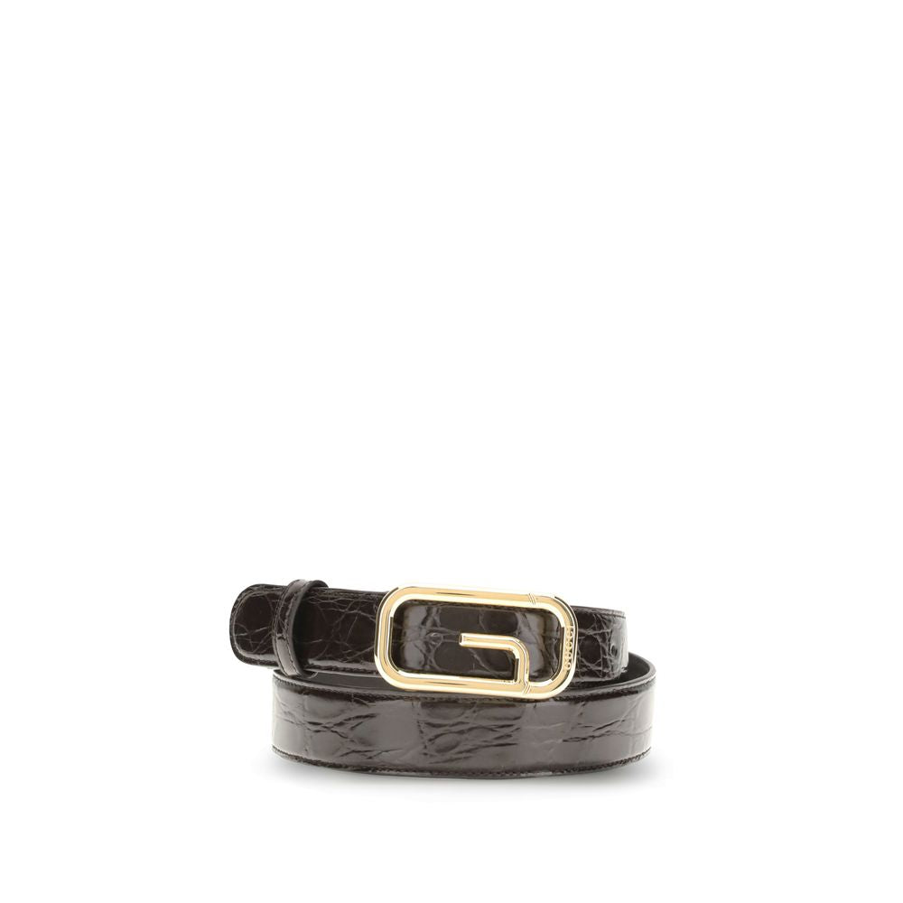 Gucci Brown Calf Leather Bos Taurus Regular Belt Glam Steals