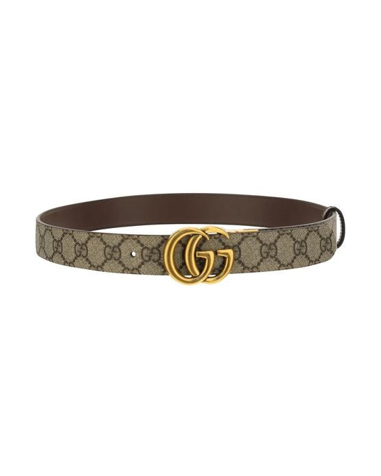 Gucci Brown Polyethylene Regular Belt Glam Steals