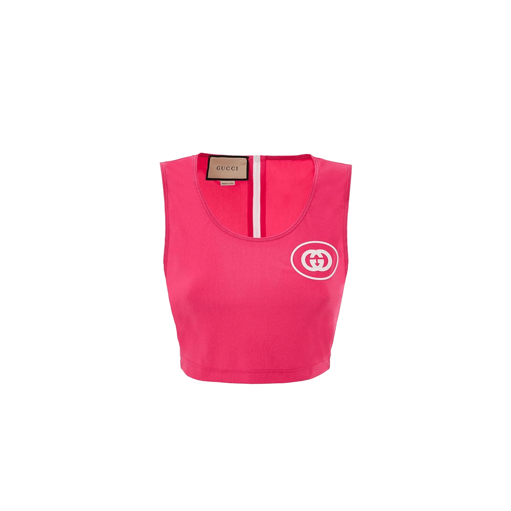 Gucci Fuchsia Polyamide Tank Top Glam Steals