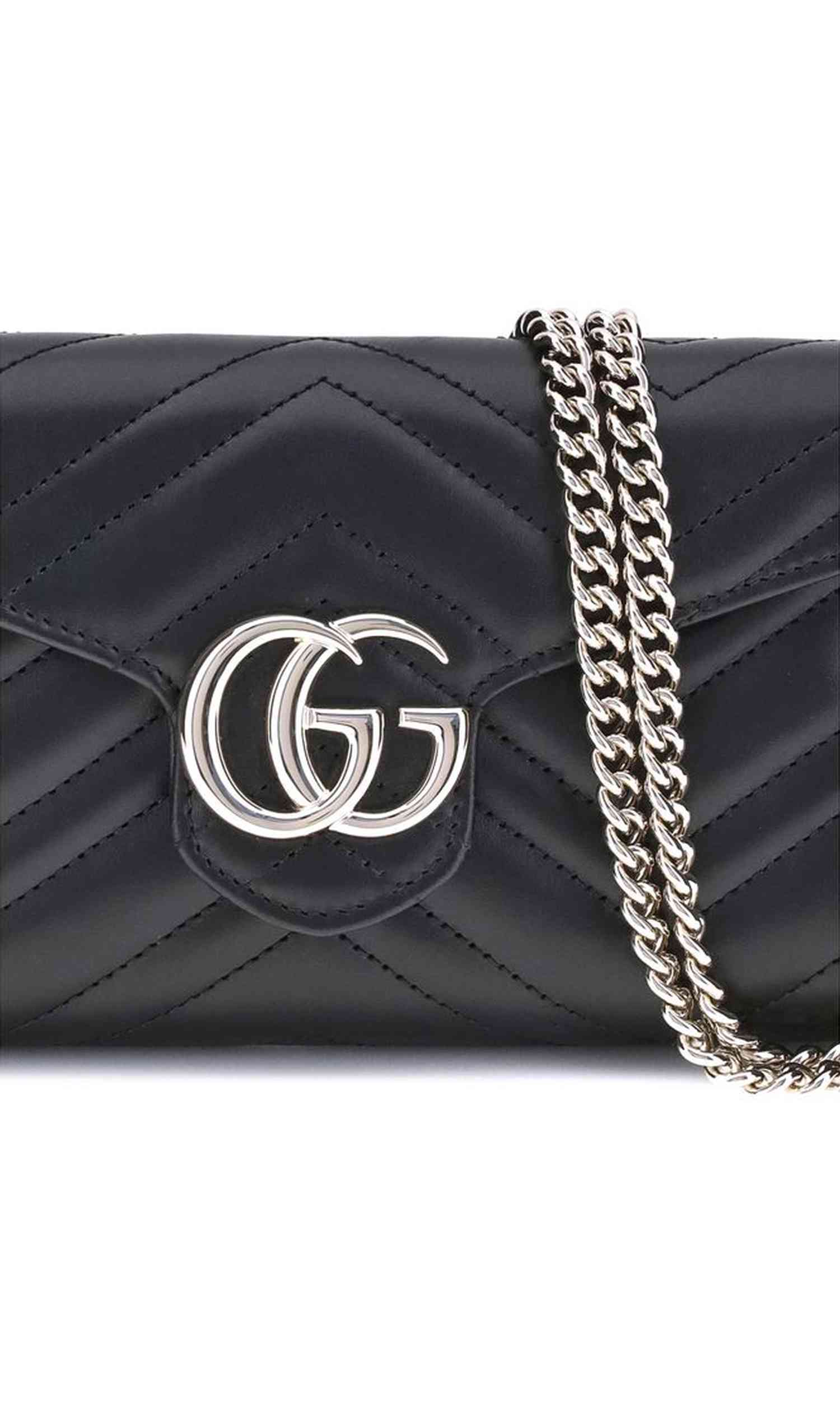 Gucci Gg Marmont Wallet With Chain Glam Steals