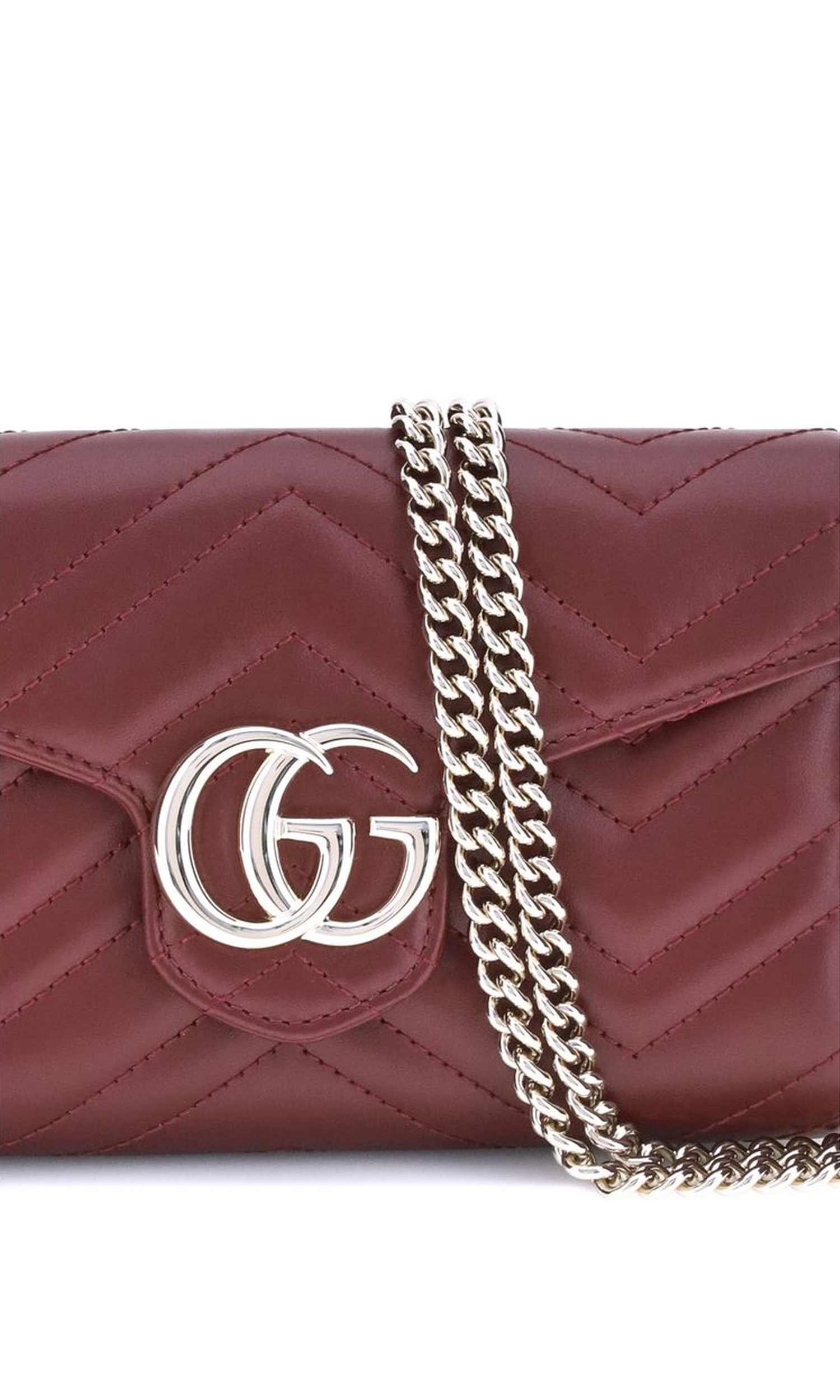 Gucci Gg Marmont Wallet With Chain Glam Steals