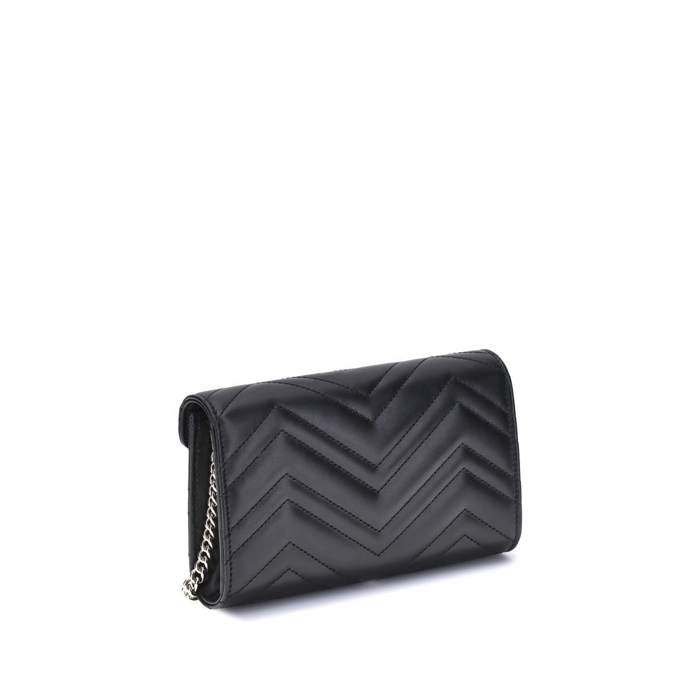 Gucci Gg Marmont Wallet With Chain Glam Steals