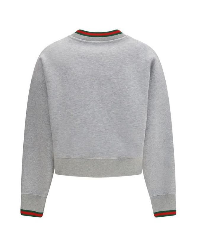 Gucci Gray Cotton Sweatshirt