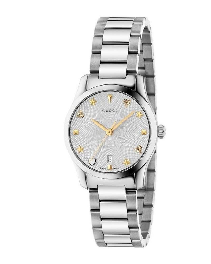 Gucci Gray Stainless Steel Watch Glam Steals