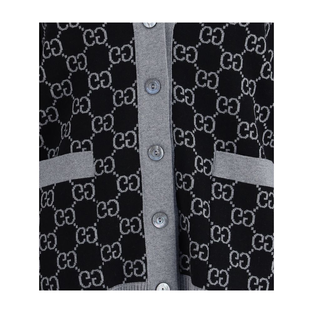 Gucci L/s V/nk Crdgn Fine Wo Gg Tub Glam Steals