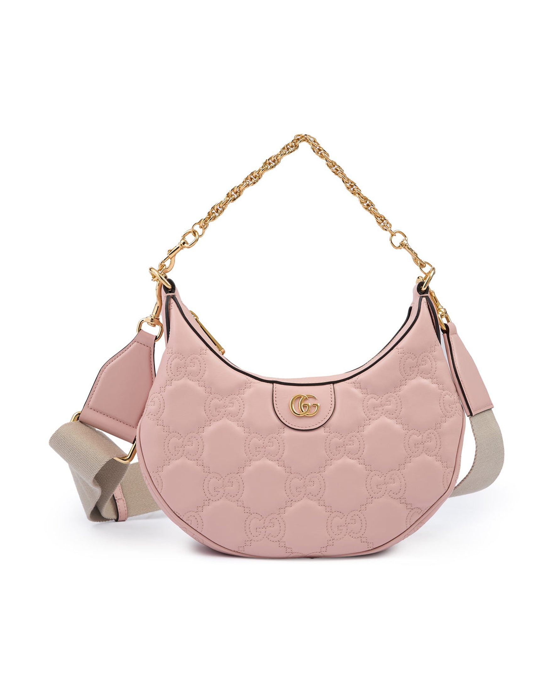 Gucci Light Pink Leather Shoulder Bag Glam Steals